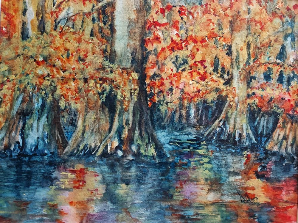 Cypress Swamp in Fall