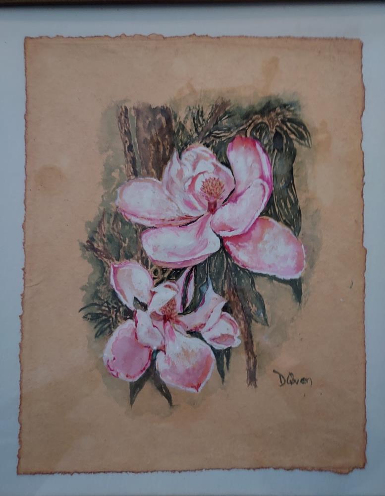 Magnolia on Parchment