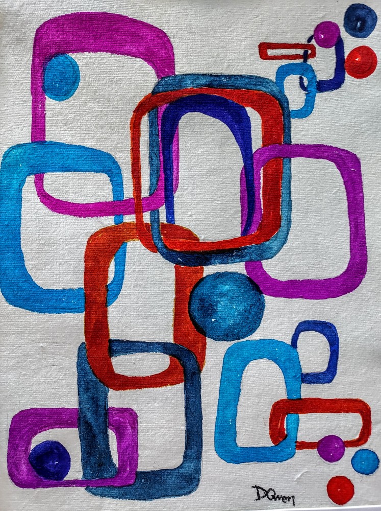 Vintage Abstract Linked In