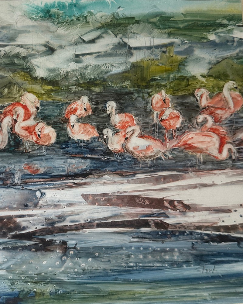 Flamingo Van
