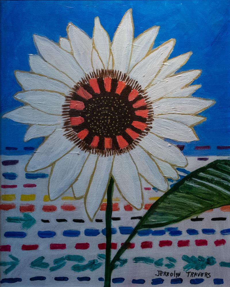 White Sunflower
