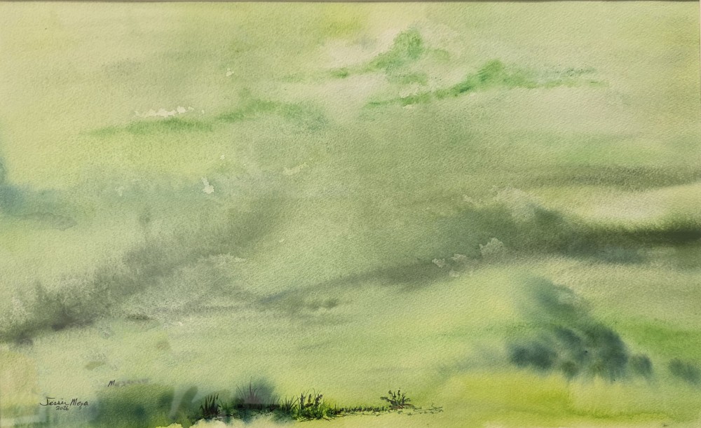 The Mist on the Green Fields
