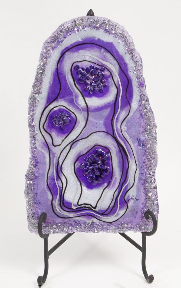 Violet Geode Large