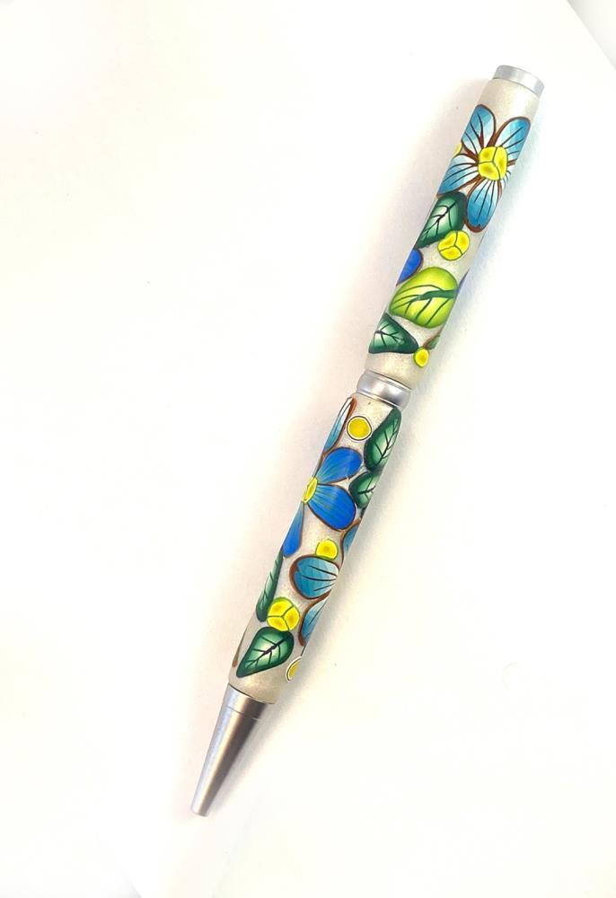 Blue Flowers  pen
