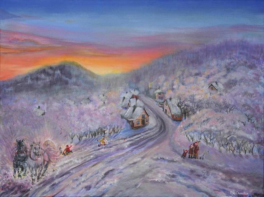 Snow Queen in the Village