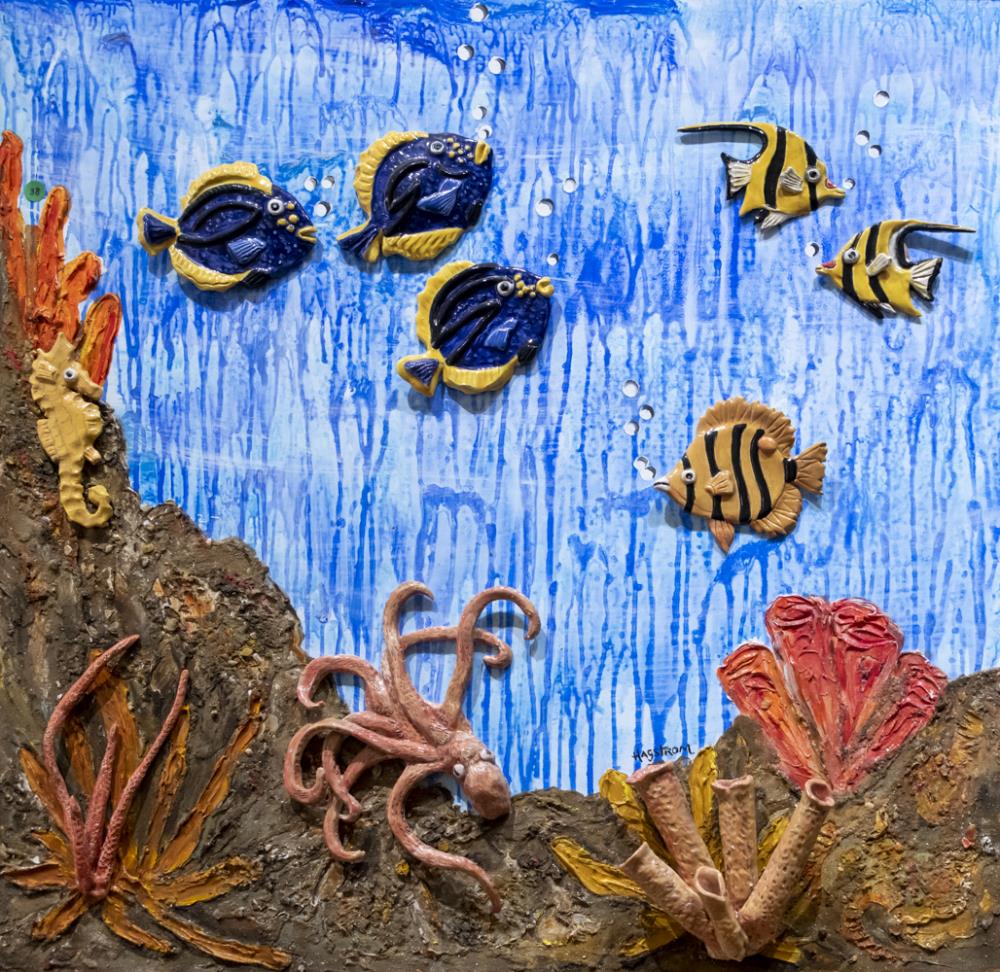 "Reef Visitors" Panel A