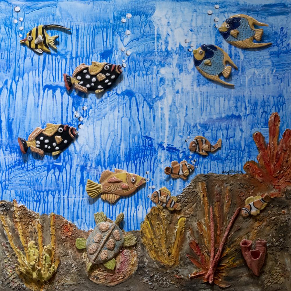 "Reef Visitors" Panel B